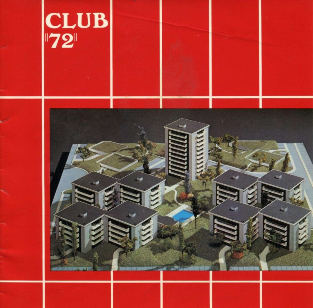 Brochure publicitaire, Club 72, sd. Archives communales de Mérignac, 3 C 806.