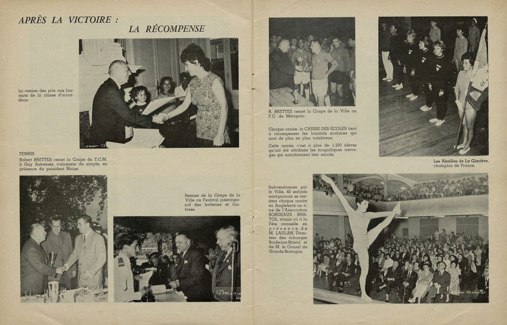 Extrait de Mérignac Ville Verte, Bulletin municipal officiel, 1965. Archives communales de Mérignac, 1 C 12.