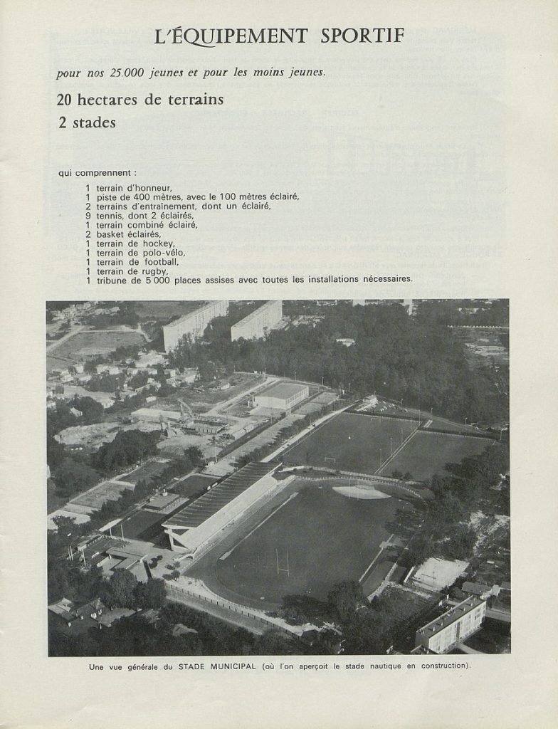 Extrait de Mérignac Ville Verte, bulletin municipal officiel, n° 2, 1971. Archives communales de Mérignac, 1 C 12.