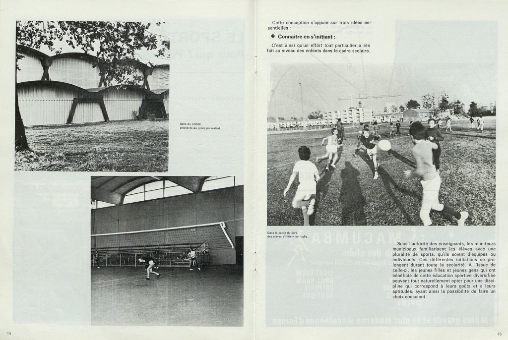 Extrait de Mérignac Ville Verte, revue municipale d’information, n° 3, décembre 1976. Archives communales de Mérignac, 1 C 14.