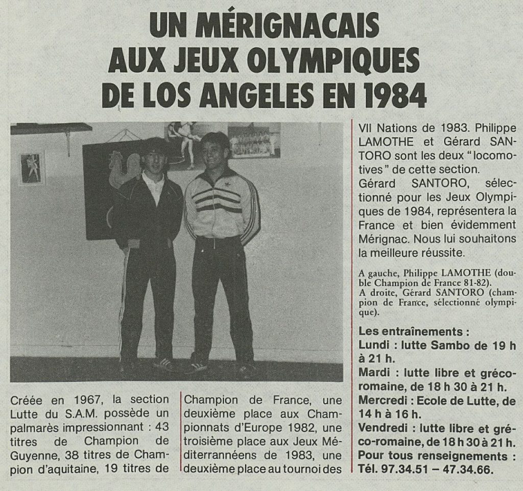 Extrait de Mérignac Ville Verte, informations municipales, n° 15, novembre 1983. Archives de Mérignac, 1 C 203.
